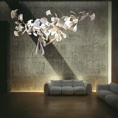 NatureGlow – Elegant Ginkgo Leaf Pendant