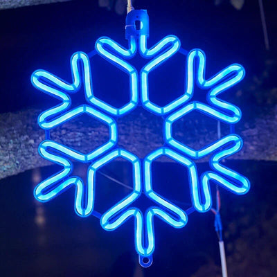 Elegant Snowflake LED Lights - Weather Resistant, Energy Efficient, Indoor/Outdoor Decor