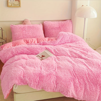 LuxeCocoon - Premium Velvet Duvet and Pillow Set