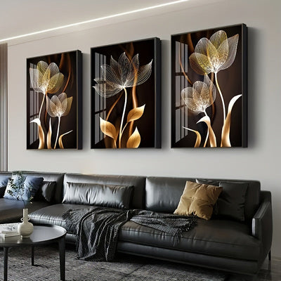 FloraDream - Luxe Canvas Flower Wall Hanging