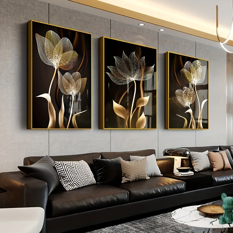 FloraDream - Luxe Canvas Flower Wall Hanging