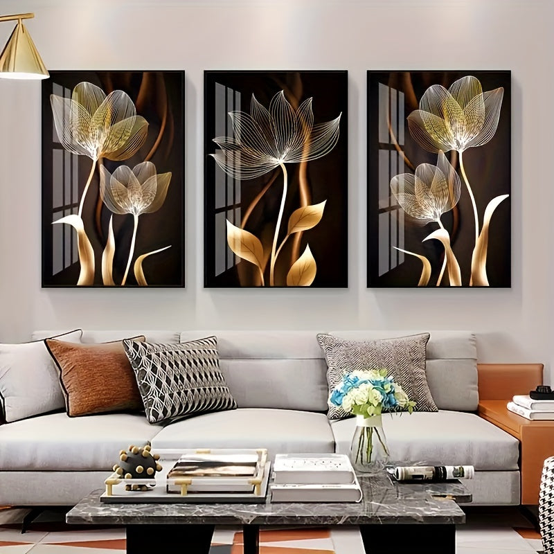 FloraDream - Luxe Canvas Flower Wall Hanging