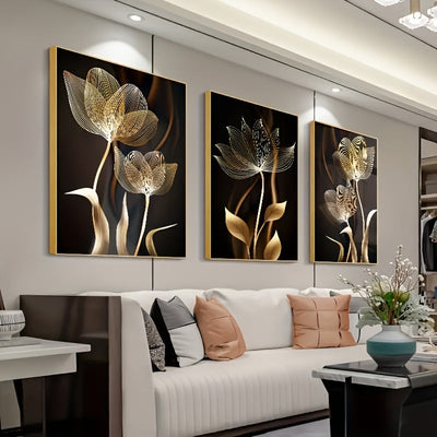 FloraDream - Luxe Canvas Flower Wall Hanging