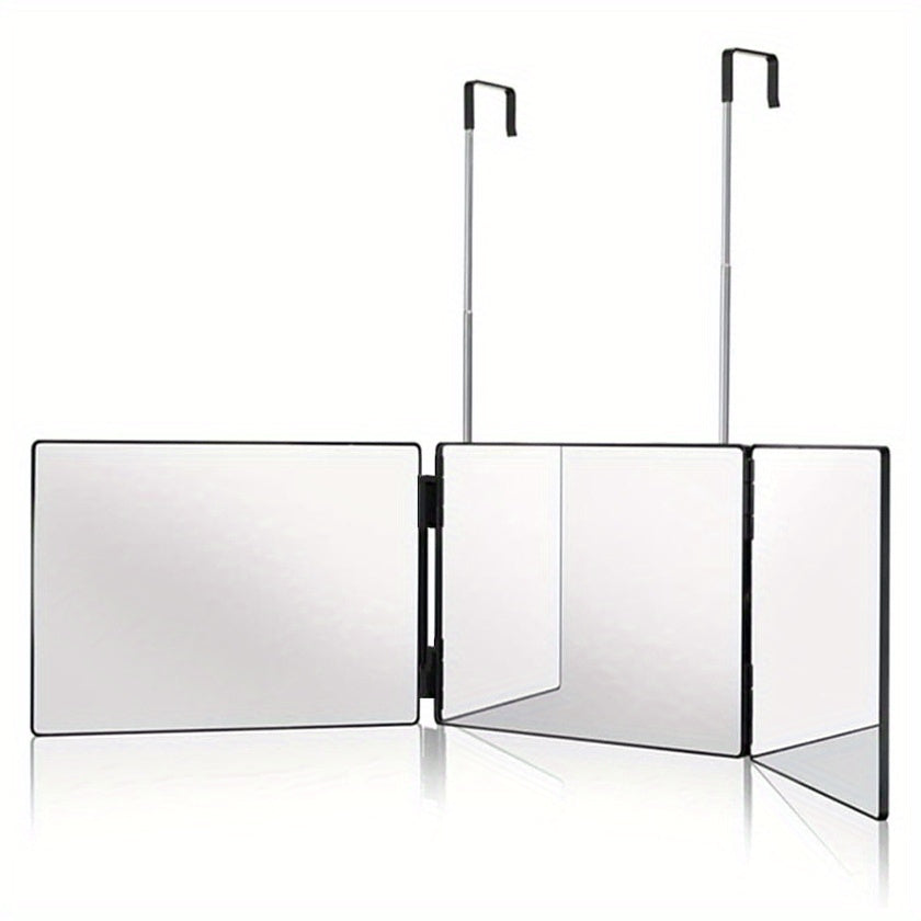 GlamAura - Rotating 3-Sided Mirror for Styling