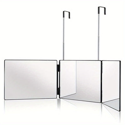 GlamAura - Rotating 3-Sided Mirror for Styling