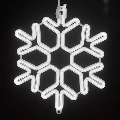 Elegant Snowflake LED Lights - Weather Resistant, Energy Efficient, Indoor/Outdoor Decor