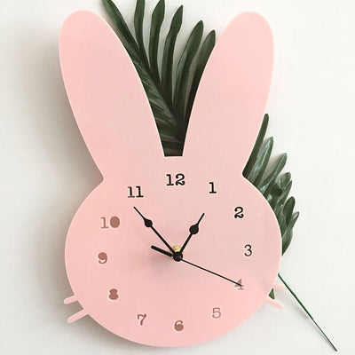 GlowRabbit - Adorable Nordic Bunny Clock