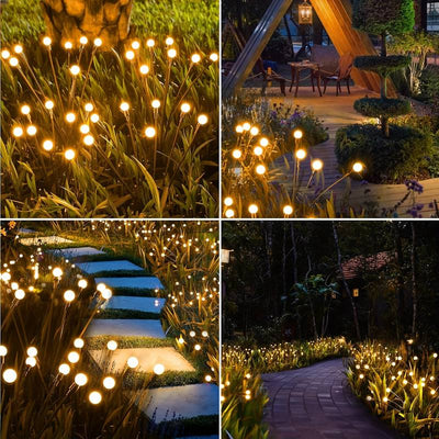 Elegant Solar Garden Lights - Energy-Saving Wireless Outdoor Lights