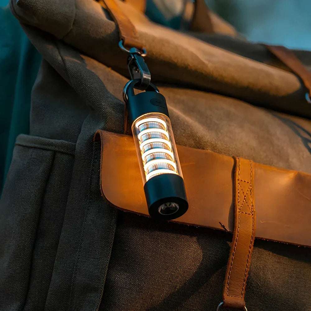 Portable Outdoor LED Light - 12-Hour Battery Life, Waterproof & Adjustable Brightness