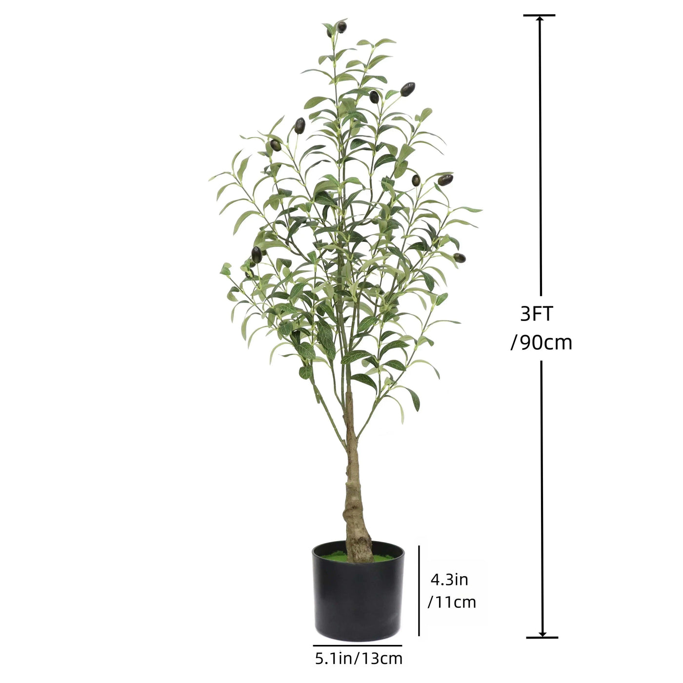 OlivaLeaf - Lifelike Olive Tree Decoration