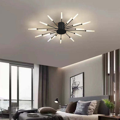 GlowHaven - Sleek Ceiling Lamp for Home Spaces