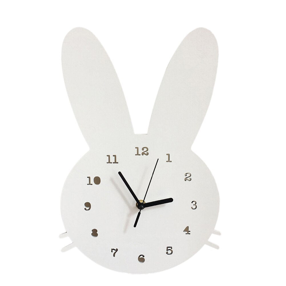 GlowRabbit - Adorable Nordic Bunny Clock