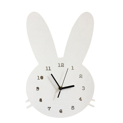 GlowRabbit - Adorable Nordic Bunny Clock