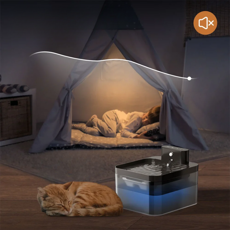 AutoSip – Sensor-Activated Wireless Cat Fountain