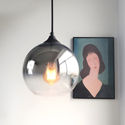 CrystalSphere - Elegant Glass Globe Ceiling Lamp