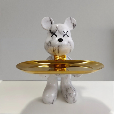 BearServe - Bear Sculpture with Tray