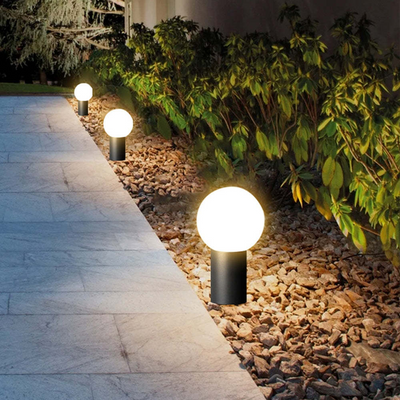 Modern LED Outdoor Garden Lamp - Durable Metal Light Fixture for Pathways