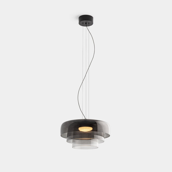 GlacialGlow - Nordic Glass Pendant Lamp