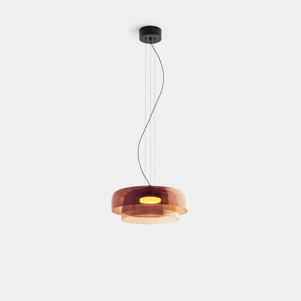 GlacialGlow - Nordic Glass Pendant Lamp