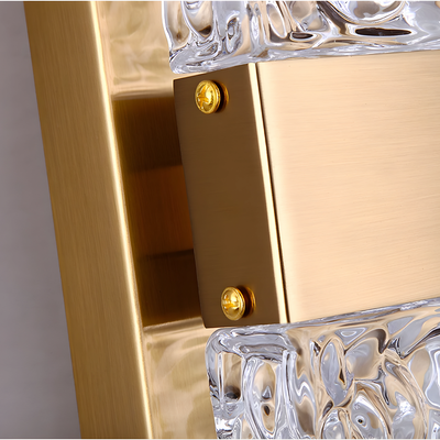 AuraLuxe – Crystal LED Wall Lamp