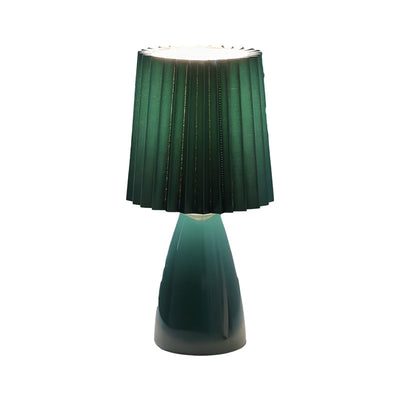 LumiPleat - Glass Base Dimmable Desk Lamp