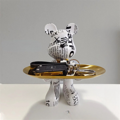 BearServe - Bear Sculpture with Tray