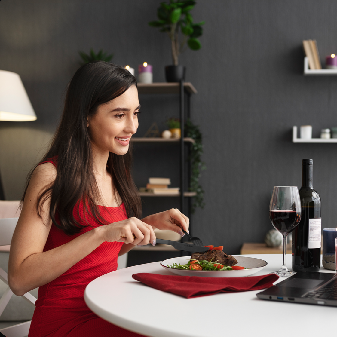 EclipseCutlery – Modern Black Stainless Steel Set