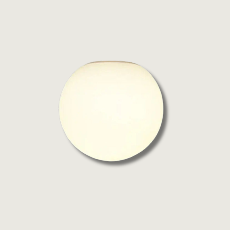 GlaciaLuxe – Minimalist Wall Lamp with Glass Stone Design