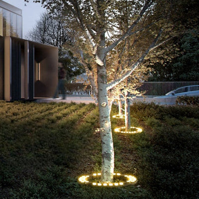 Elegant Outdoor Tree Spotlights - Warm White LED Garden Lights for Landscape Lighting
