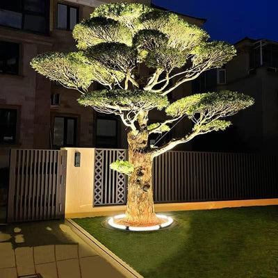 Elegant Outdoor Tree Spotlights - Warm White LED Garden Lights for Landscape Lighting