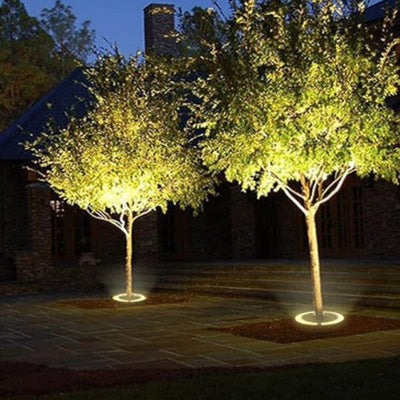Elegant Outdoor Tree Spotlights - Warm White LED Garden Lights for Landscape Lighting