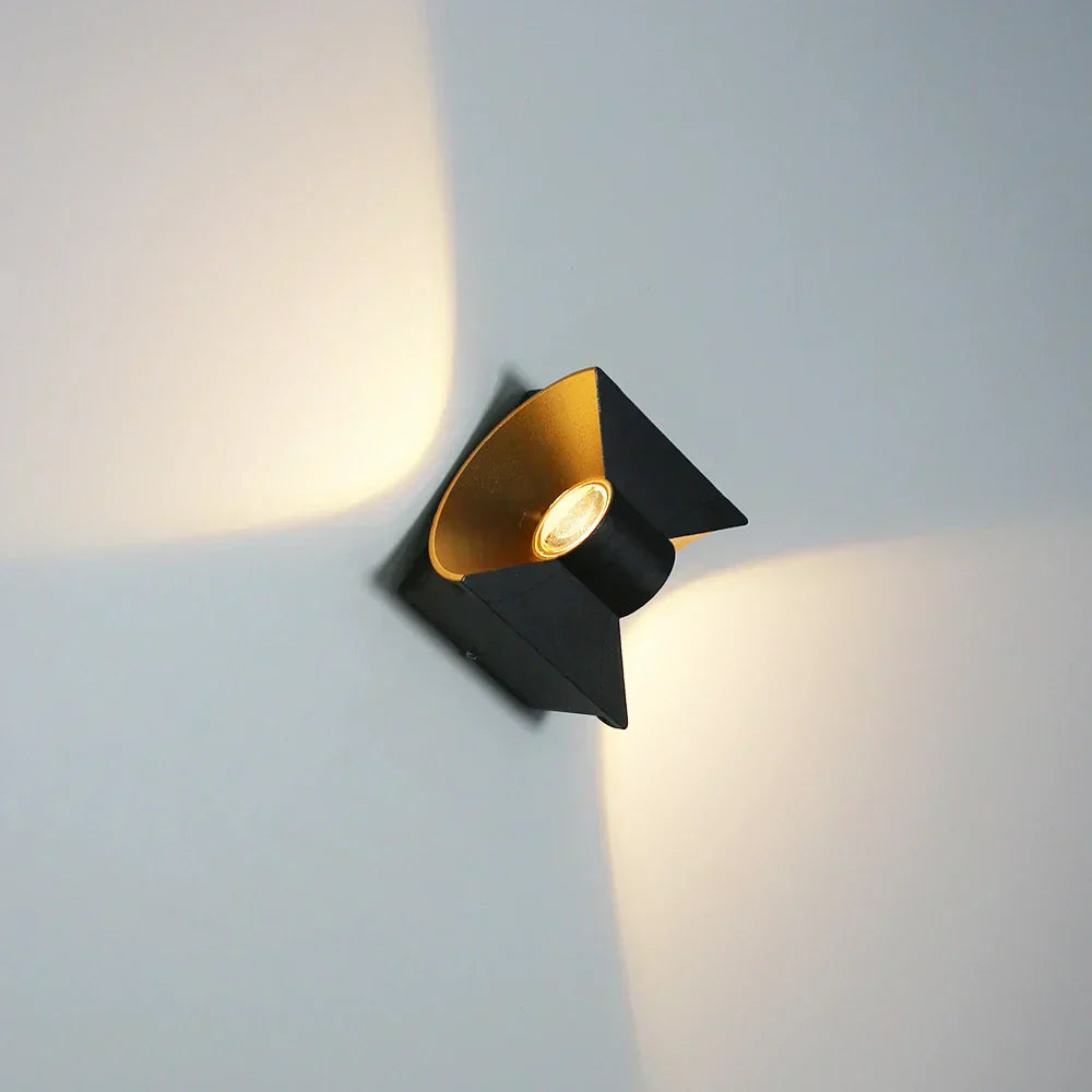 Modern Outdoor Wall Lamp - Energy Efficient LED Exterior Wall Light, Weather Resistant