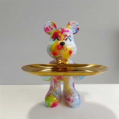 BearServe - Bear Sculpture with Tray