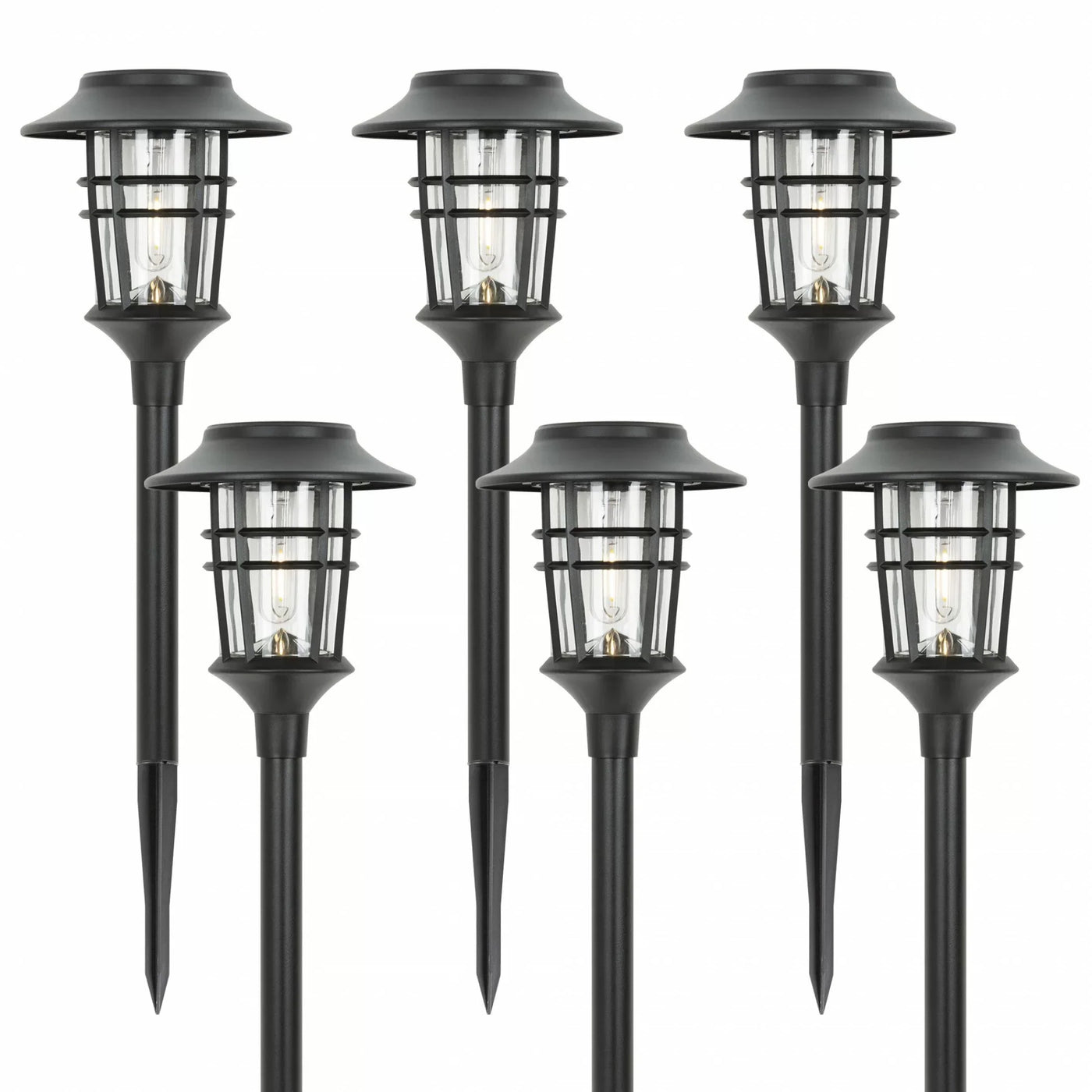 Garden lamps | Solar torch (6-Pack)