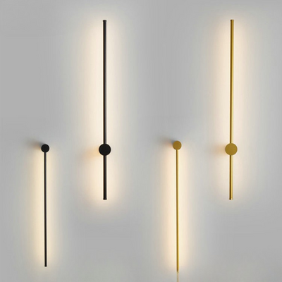 NordicRod – Minimalist Wall Lamp with Plug for Chic Interiors