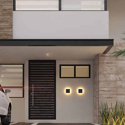 BlackAura – LED Wall Light for Garden & Hall