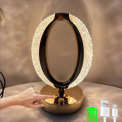 CrystalShine - Modern Crystal Table Lamp with Luxe Aesthetic