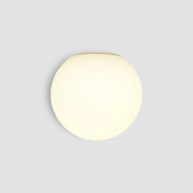 GlaciaLuxe – Minimalist Wall Lamp with Glass Stone Design