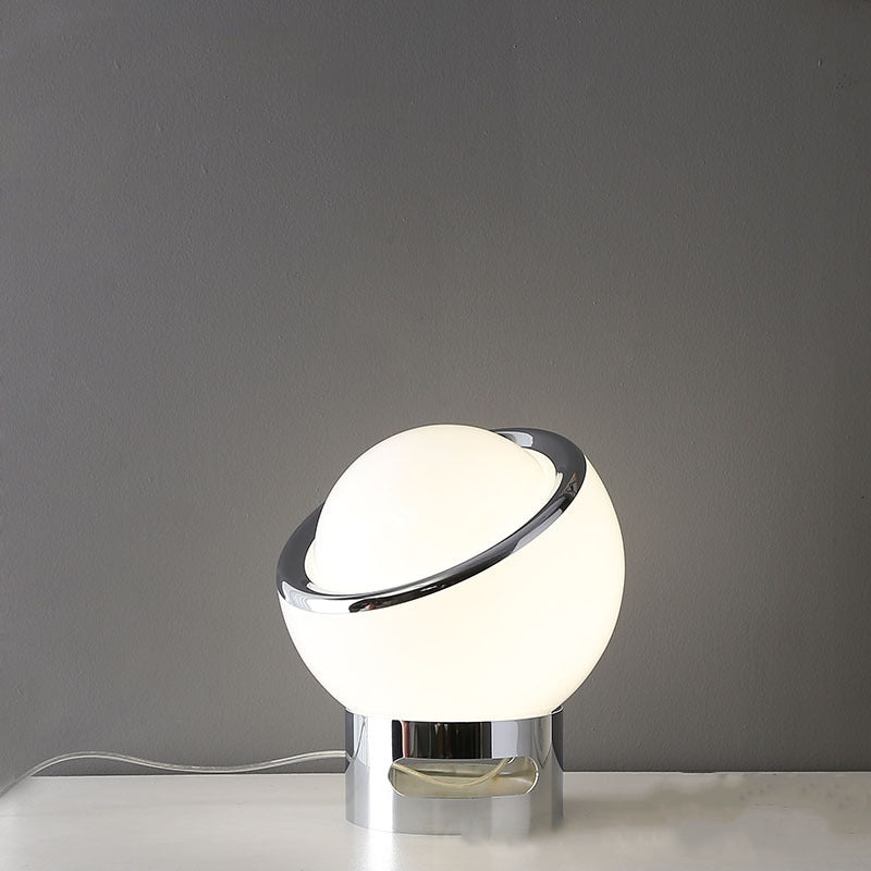 OpalGlow - French-Inspired Bauhaus Lamp