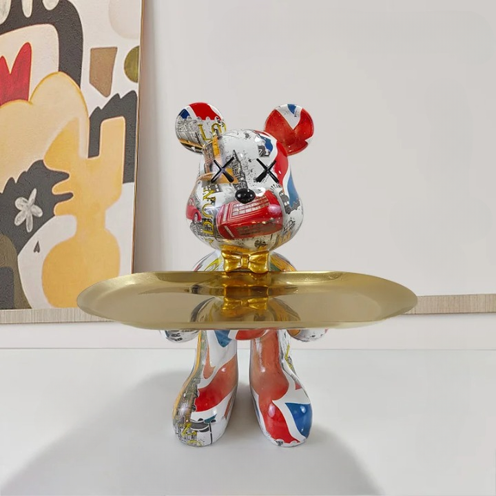 BearServe - Bear Sculpture with Tray