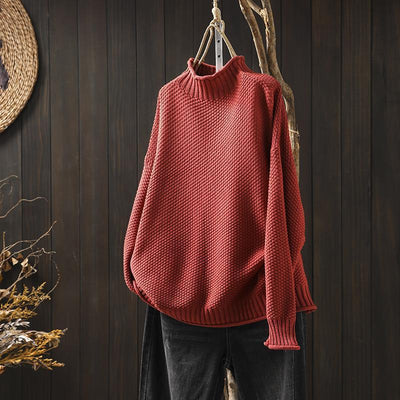 LuxeThread - Elegant Knitted Jumper