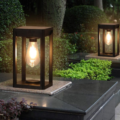 PillarGlow - Energy-Saving Solar Outdoor Lamp