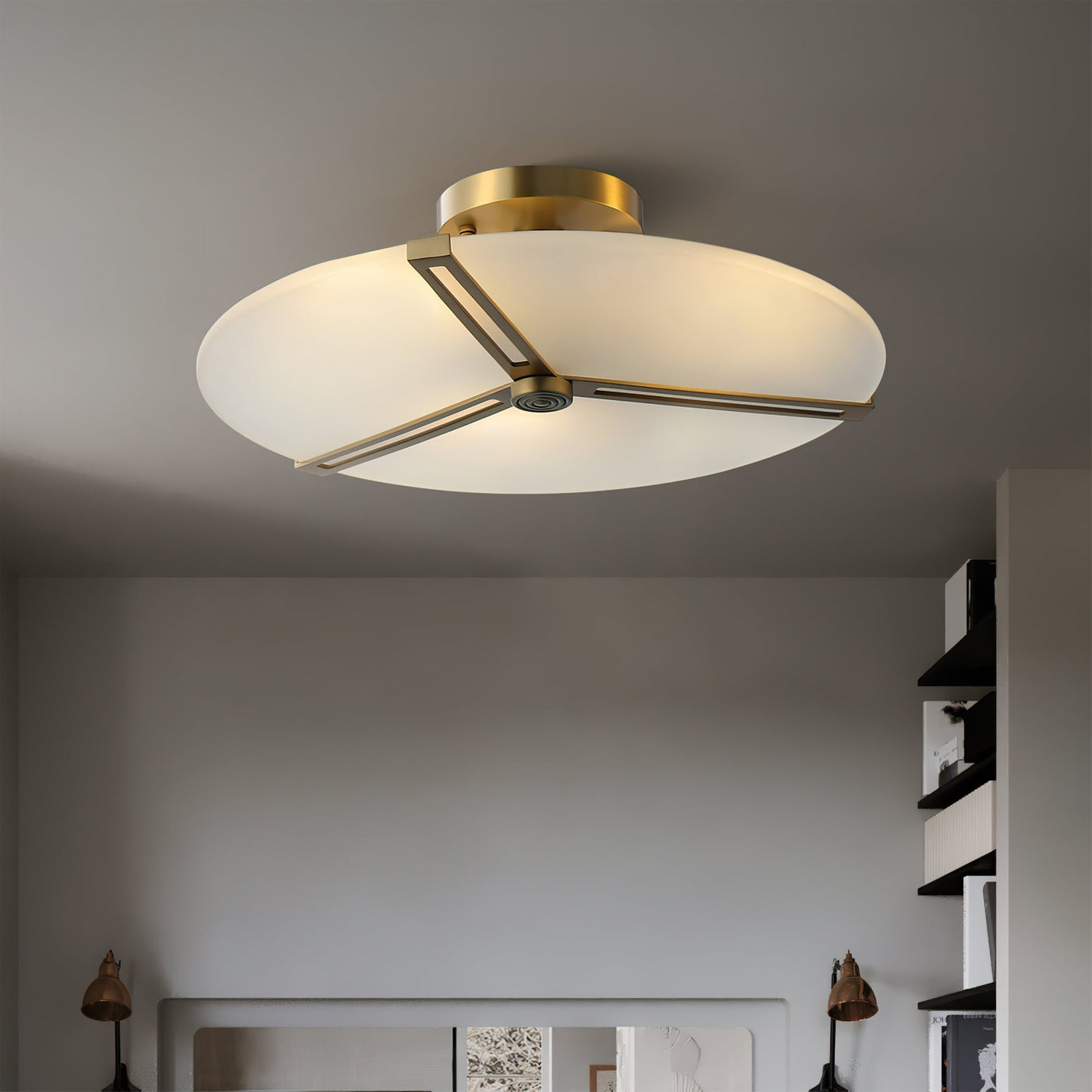 LuxeContempo - Ceiling Light with Sleek Modern Style and Subtle Illumination