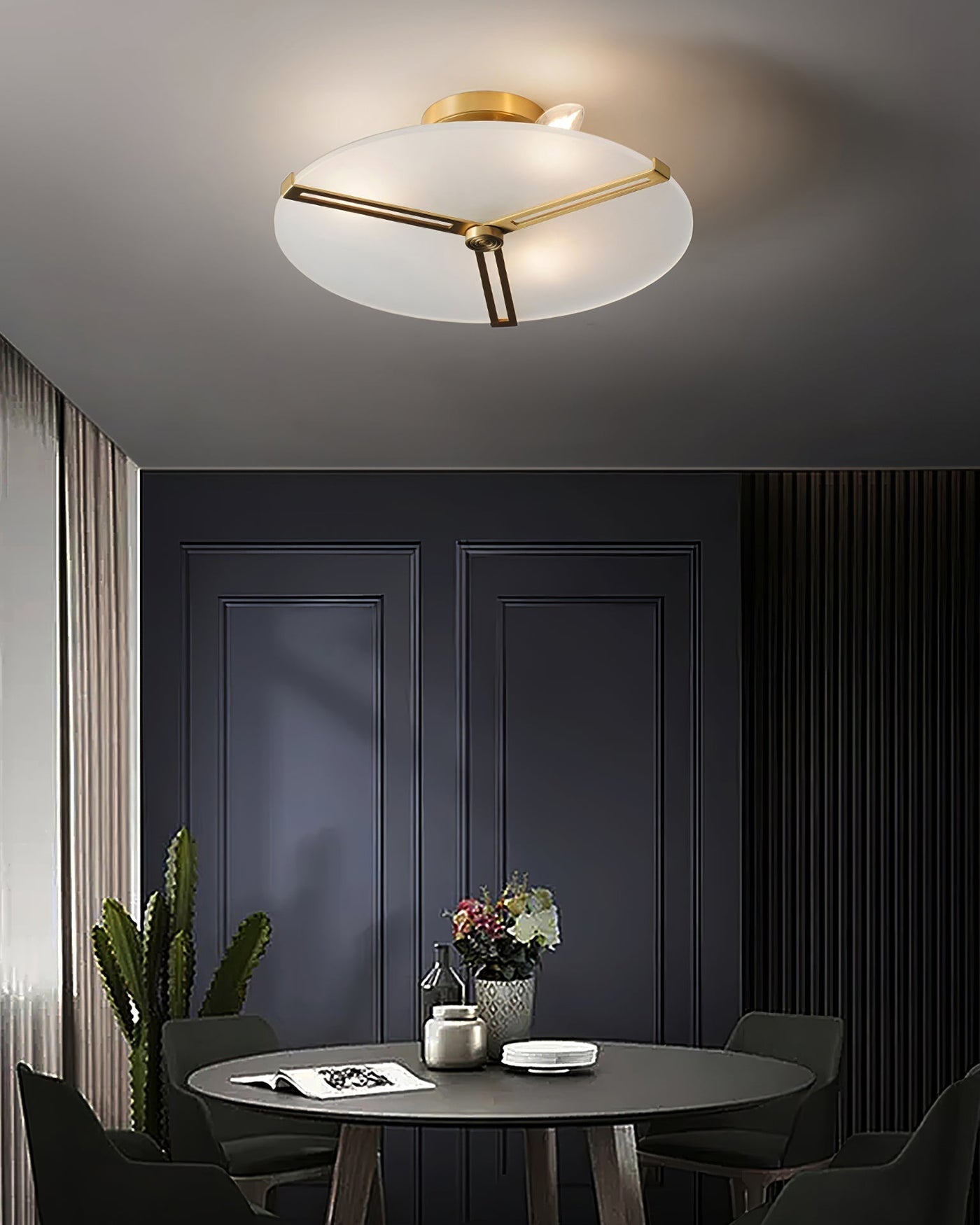 LuxeContempo - Ceiling Light with Sleek Modern Style and Subtle Illumination