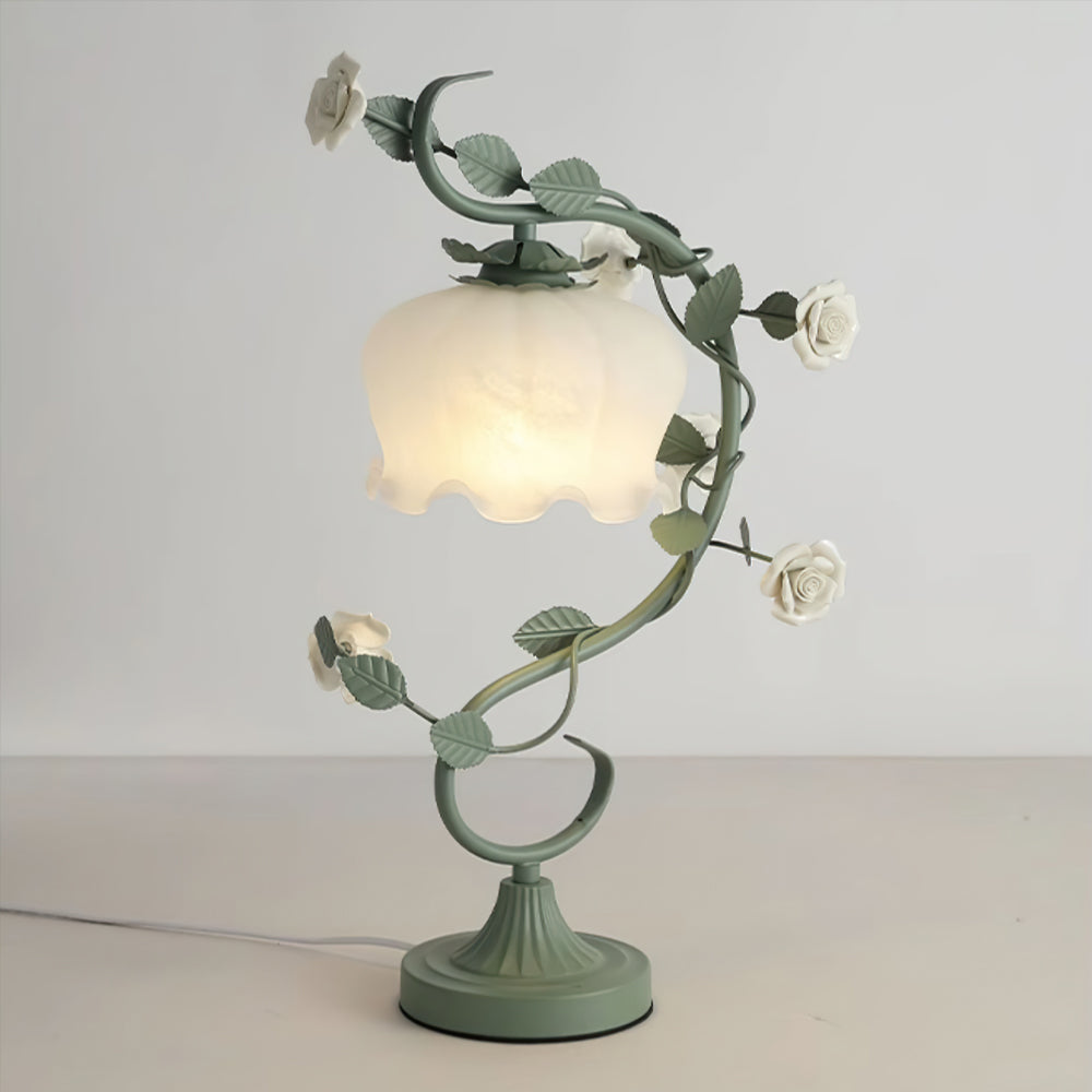 CurvaLight - Table Lamp with Smooth Curve and Simple Flat Base