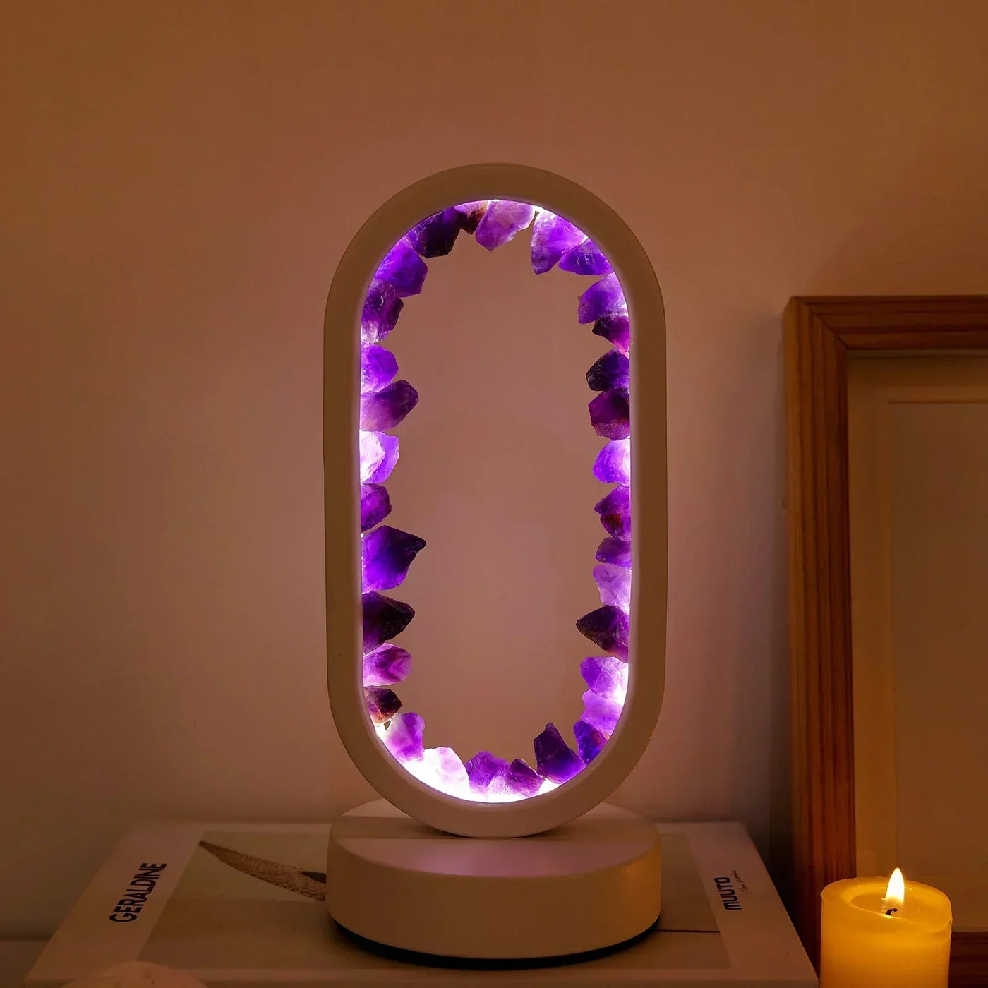 LavenderGlow - Amethyst Lighting for a Serene and Elegant Mood