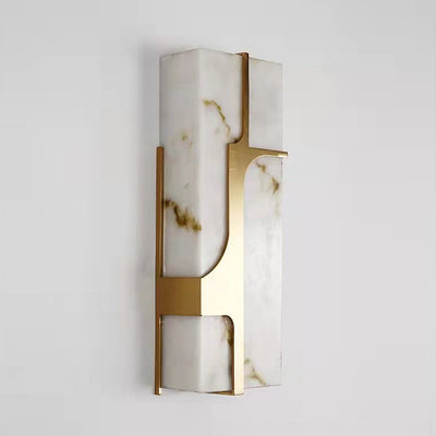 OpalBeam – Marble Art Deco Wall Lamp for a Chic Appeal