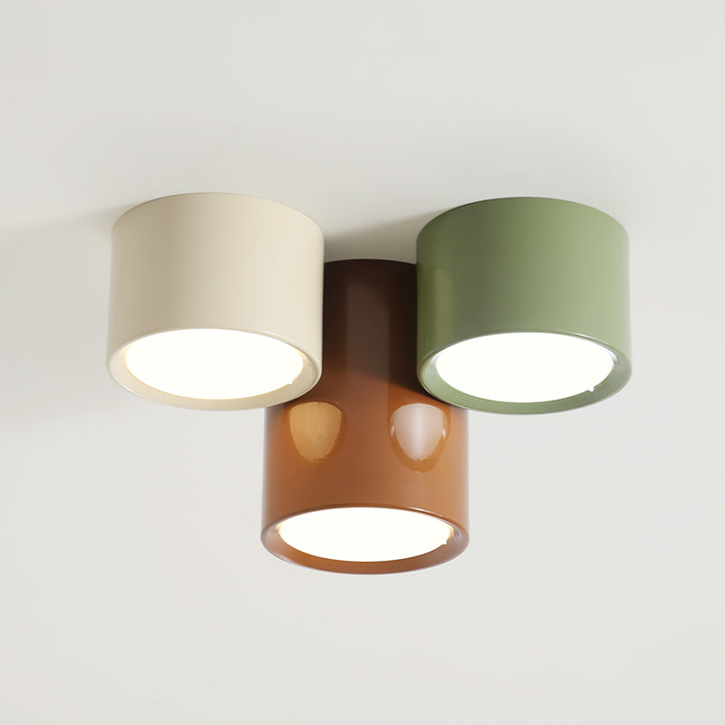 LuxeFusion - Ceiling Lamp with Integrated Materials and Warm Light
