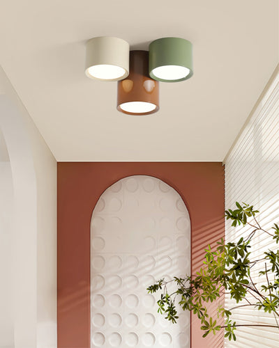 LuxeFusion - Ceiling Lamp with Integrated Materials and Warm Light