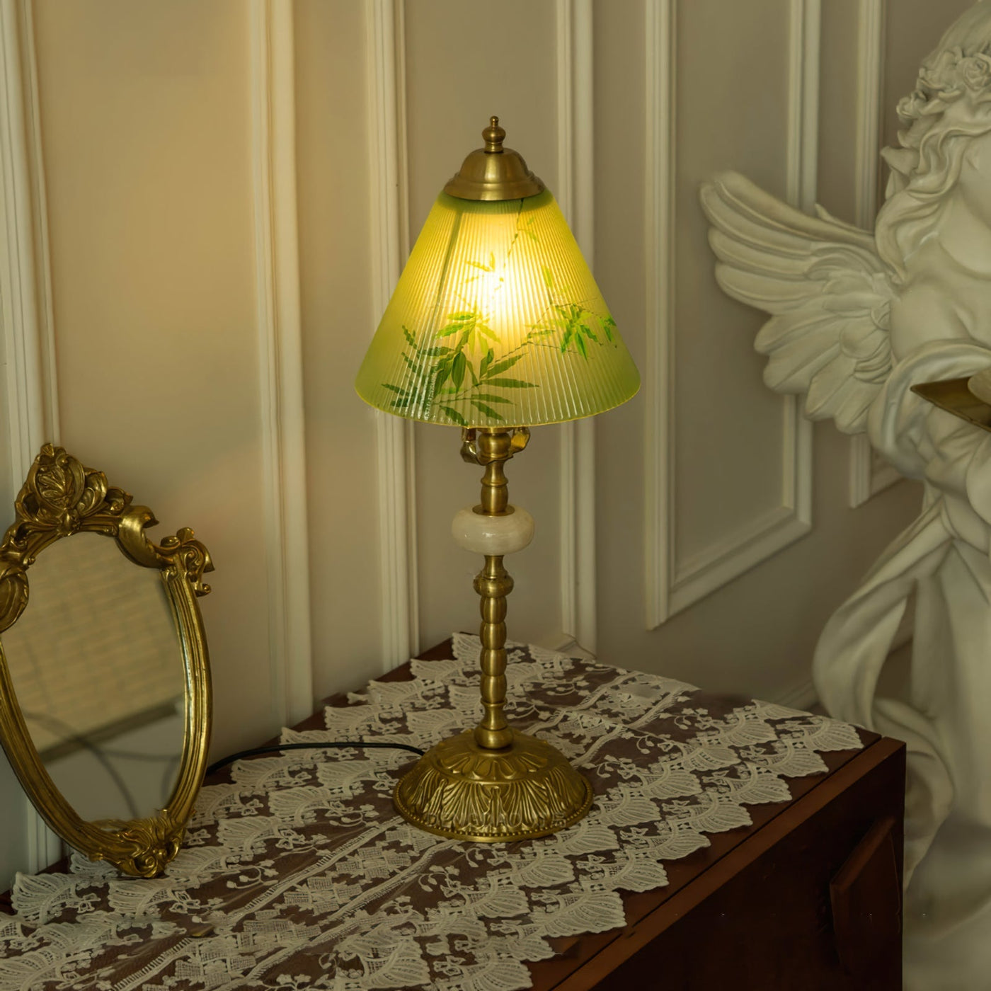 GlassBamboo - Luxe Table Lamp